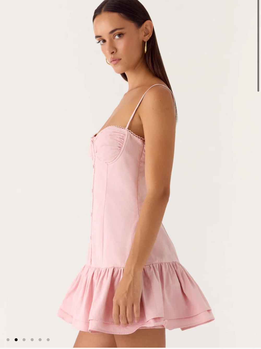 NEW - peppermayo Loulette Mini Dress - Pink - Picture 4 of 10